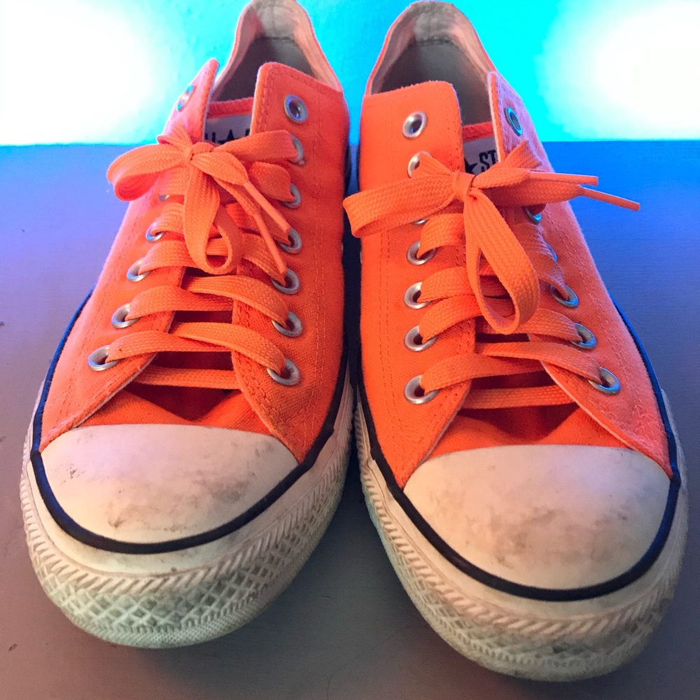 Chuck Taylor Converse All Star Orange Lowtops